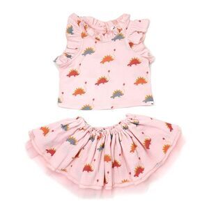 Charming Pink Dinosaur Kids tutu Set